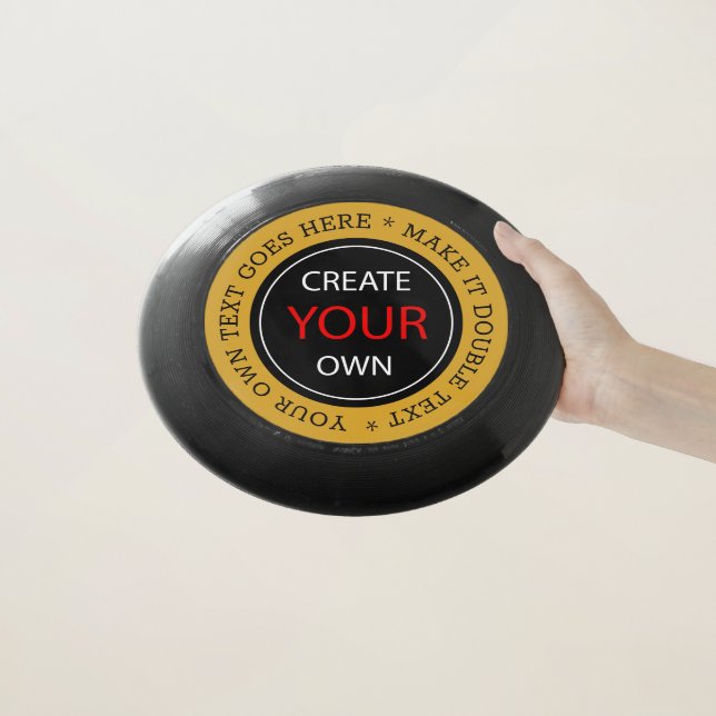 Create Your Own - Personalized, branded / Photo Wham-O Frisbee (In Hand)