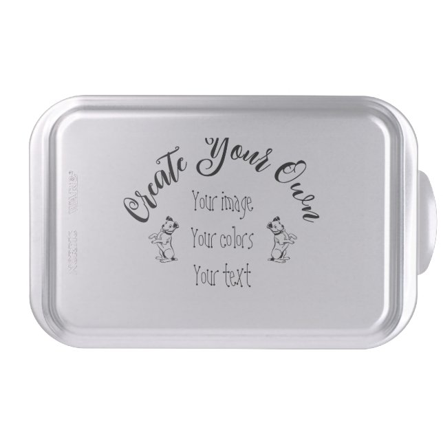 Create Your Own Personalized Cake Pan (Front)