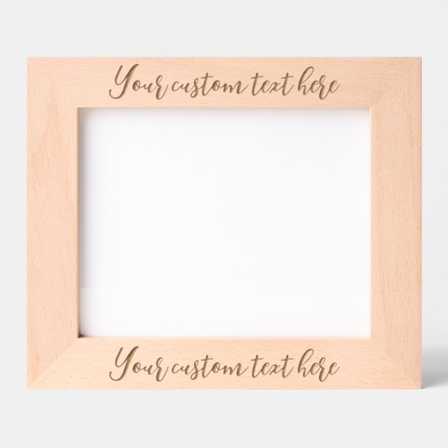 Create Your Own Personalized Calligraphy Engraved Frames (Front)