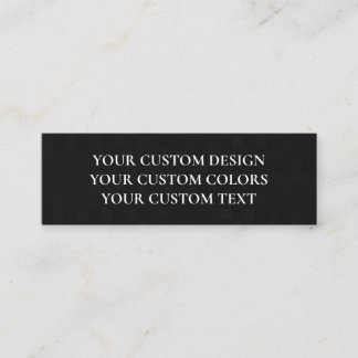 Create Your Own Personalized Calling Card
