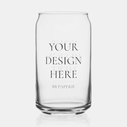 Create Your Own Personalized Can Glass
