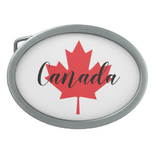 Create Your Own Personalized Canada Red Maple Leaf Belt Buckle