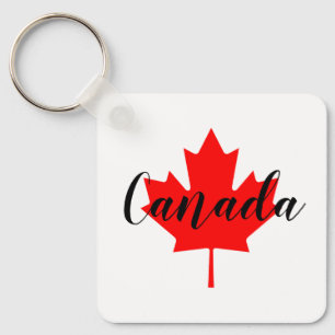 Create Your Own Personalized Canada Red Maple Leaf Keychain