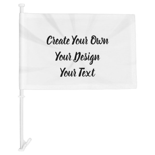Create Your Own Personalized Car Flag (Front)