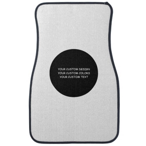 Create Your Own Personalized Car Floor Mat