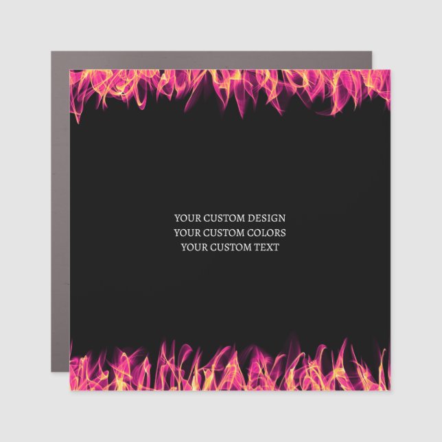 Create Your Own Personalized Car Magnet (Front)