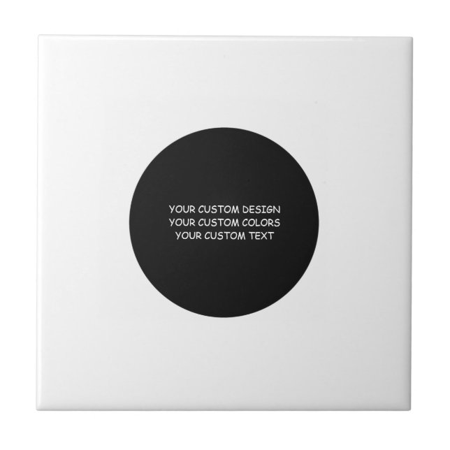 Create Your Own Personalized Ceramic Tile (Front)