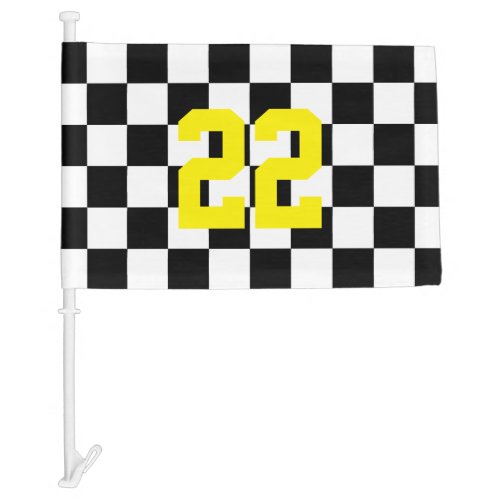 Create Your Own Personalized Checkered Car Flag