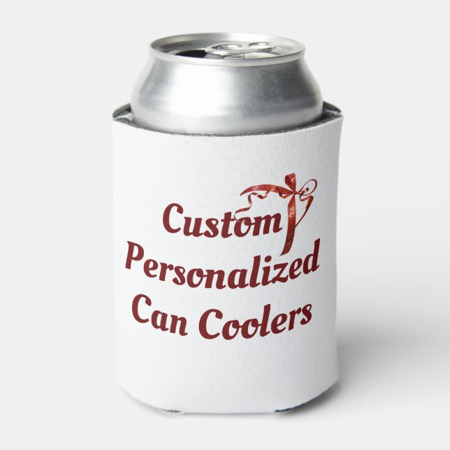 Create Your Own Personalized Christmas Party Can Cooler (Can Front)