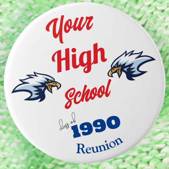 Create Your Own Personalized Class Reunion Button (Creator Uploaded)