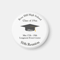 Create Your Own Personalized Class Reunion Magnet