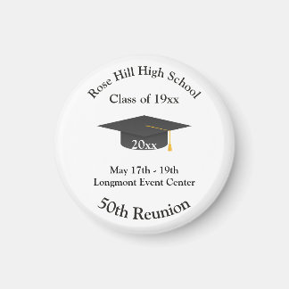 Create Your Own Personalized Class Reunion Magnet