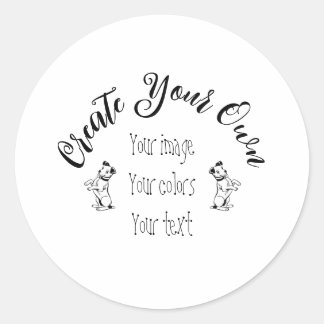 Create Your Own Personalized Classic Round Sticker
