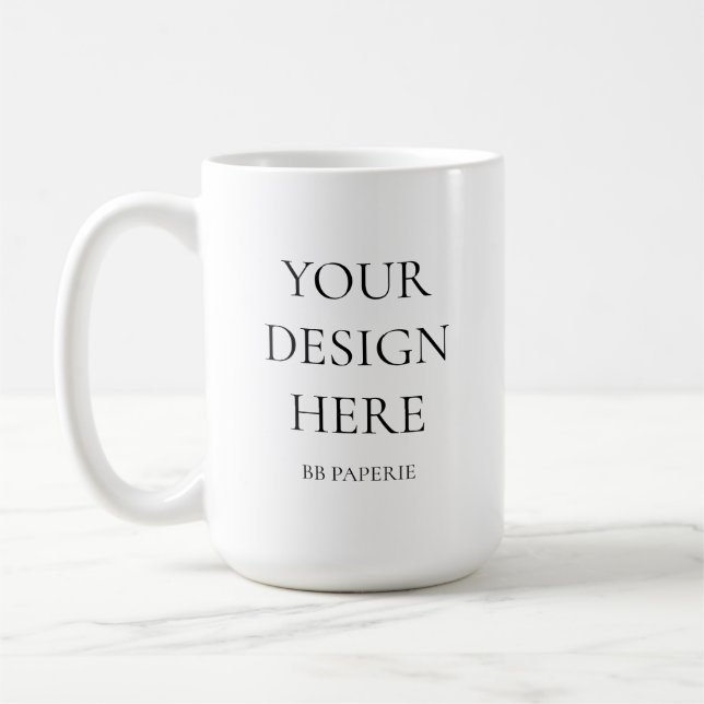 Create Your Own Personalized Coffee Mug (Left)