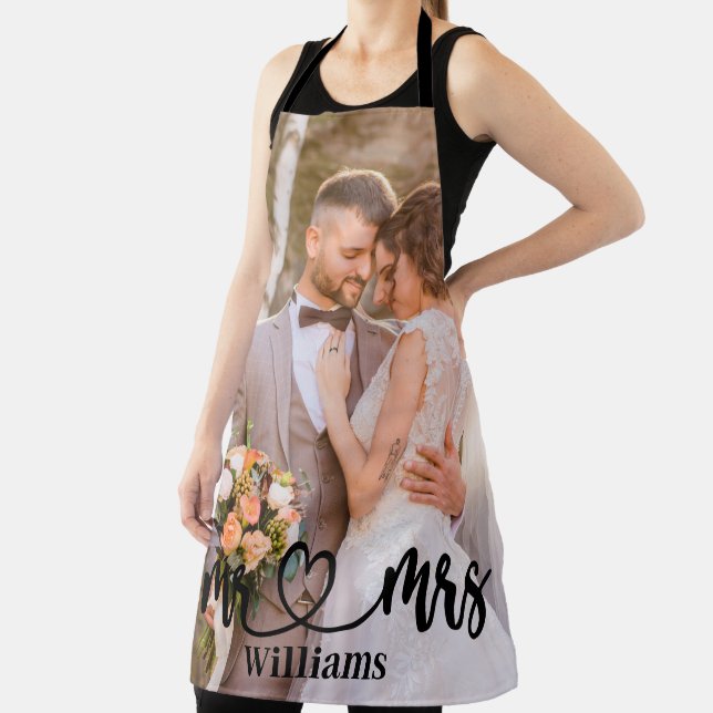 Create Your Own Personalized Couple Photo Apron (Insitu)