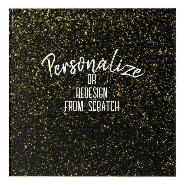 Create Your Own Personalized Custom Acrylic Print (Front)