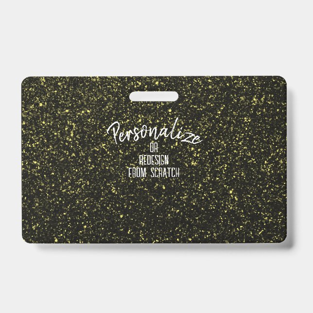 Create Your Own Personalized Custom Badge (Front)