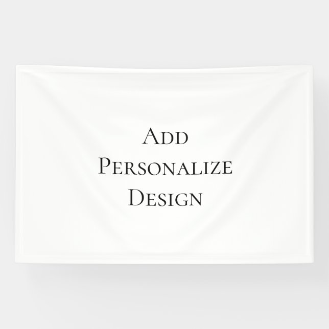 Create Your Own Personalized Custom  Banner (Horizontal)