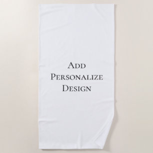 Create Your Own Personalized Custom  Beach Towel