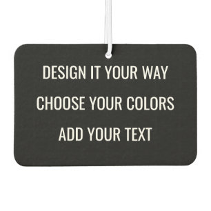 Create Your Own Personalized Custom Branding Air Freshener