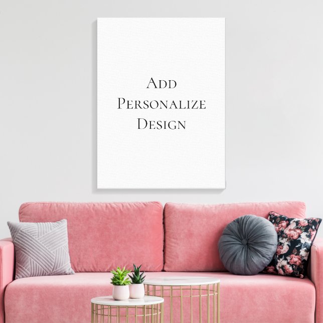 Create Your Own Personalized Custom  Canvas Print (Insitu(LivingRoom))