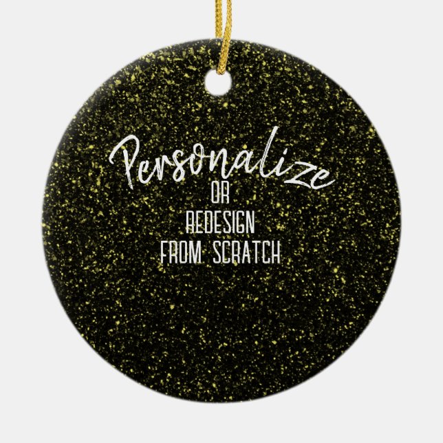 Create Your Own Personalized Custom Ceramic Ornament (Front)