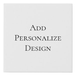 Create Your Own Personalized Custom Faux Canvas Print