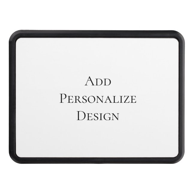 Create Your Own Personalized Custom  Hitch Cover (Front)