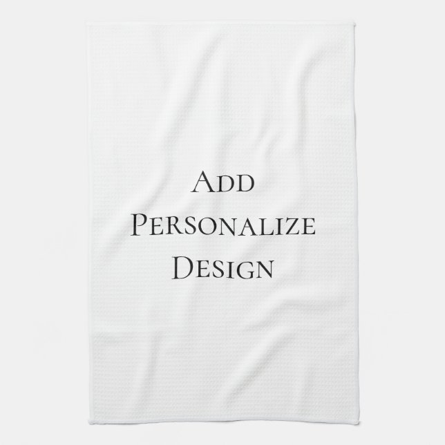 Create Your Own Personalized Custom  Kitchen Towel (Vertical)
