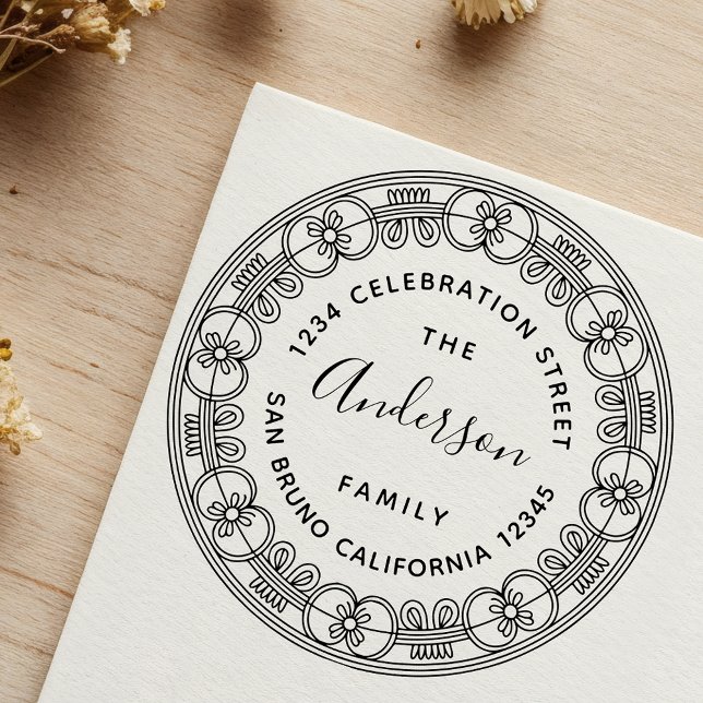 Create Your Own Personalized Custom Name & Address Self-inking Stamp (Creator Uploaded)