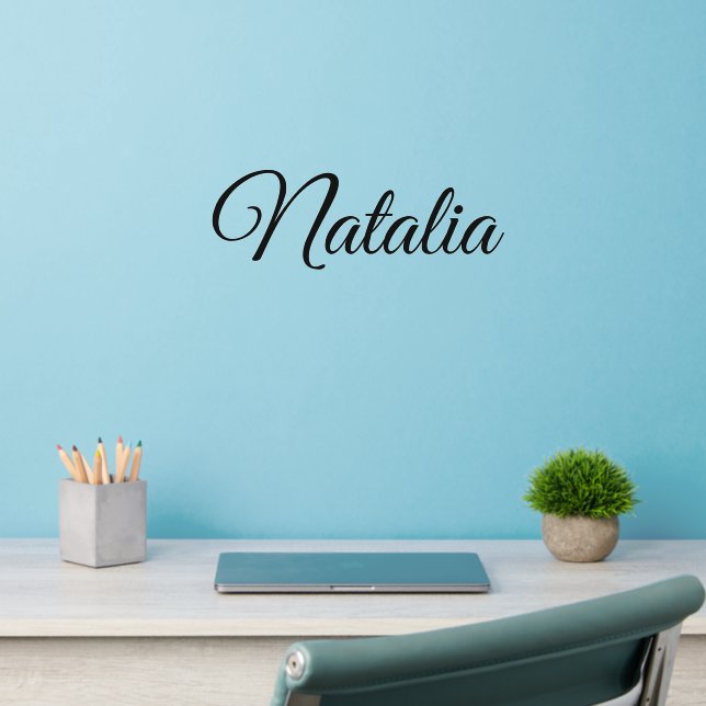 Create Your Own Personalized Custom Name Gift Wall Decal (Home Office 2)