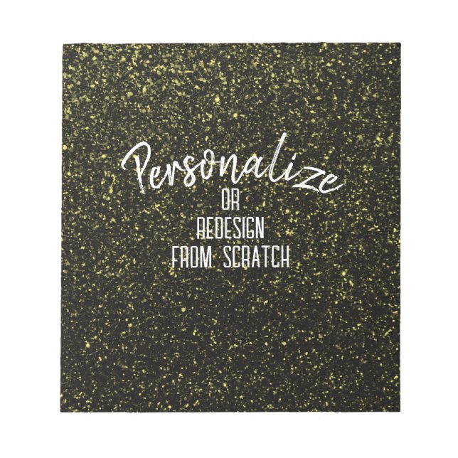 Create Your Own Personalized Custom Notepad (Front)