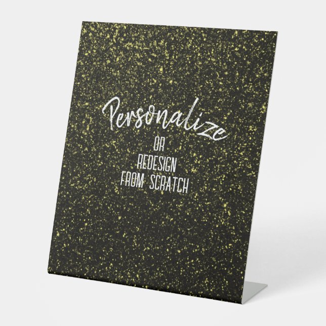 Create Your Own Personalized Custom Pedestal Sign (Front)