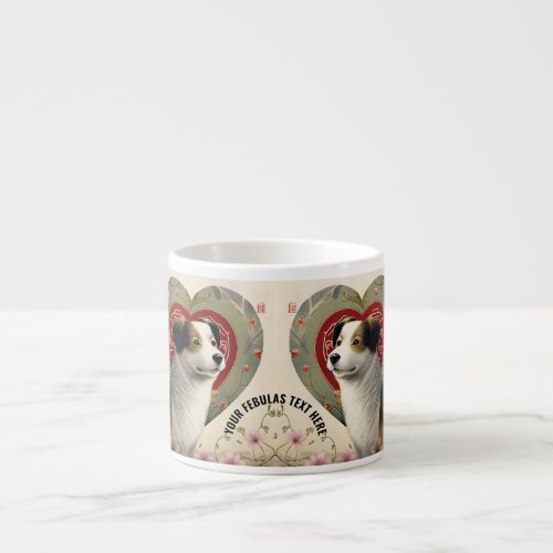 Create Your Own Personalized Custom Pet Photo Text Espresso Cup