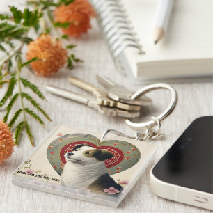 Create Your Own Personalized Custom Pet Photo Text Keychain