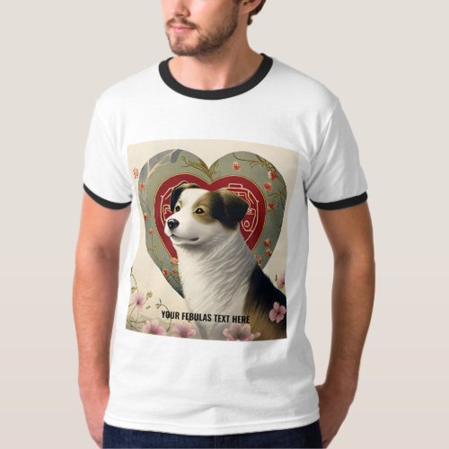 Create Your Own Personalized Custom Pet Photo Text T_Shirt