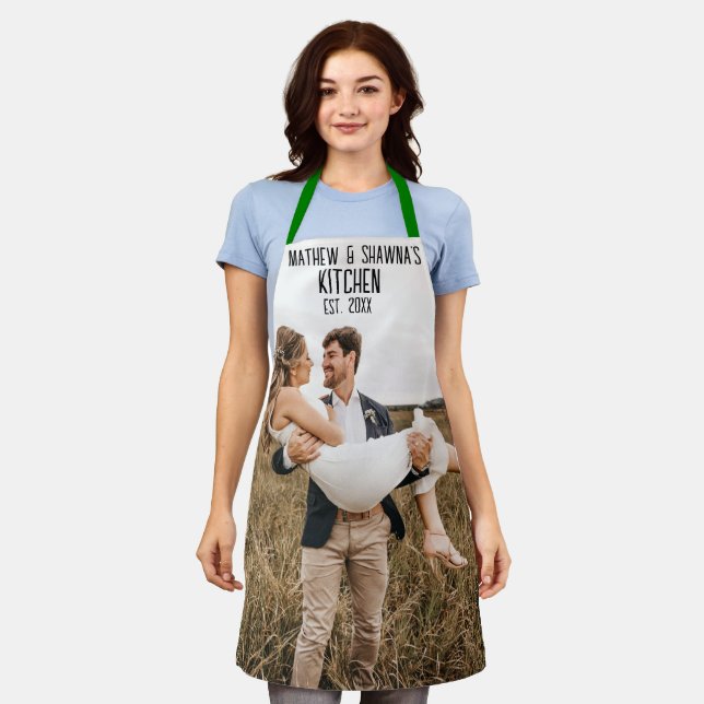 Create Your Own Personalized Custom Photo Apron (Worn)