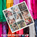 create your own personalized custom photo collage scarf<br><div class="desc">personalize with your photos.</div>