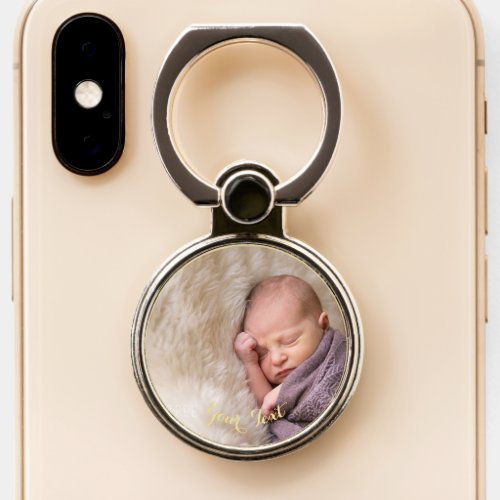 Create Your Own Personalized Custom Photo Text Phone Ring Stand