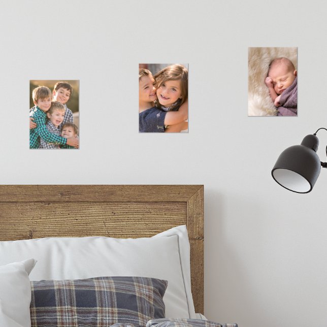 Create Your Own Personalized Custom Photo Text Wall Art Sets (Bedroom)