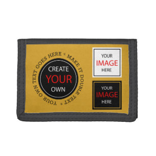 Create Your Own - Personalized / Custom Photo Trifold Wallet