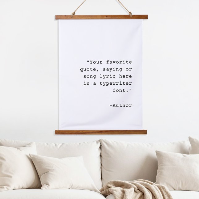 Create Your Own Personalized Custom Quote Hanging Tapestry (Creator Uploaded)
