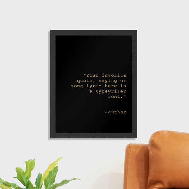 Create Your Own Personalized Custom Quote Poster (Creator Uploaded)