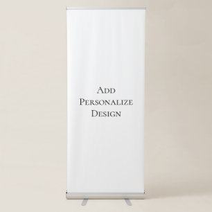 Create Your Own Personalized Custom  Retractable Banner