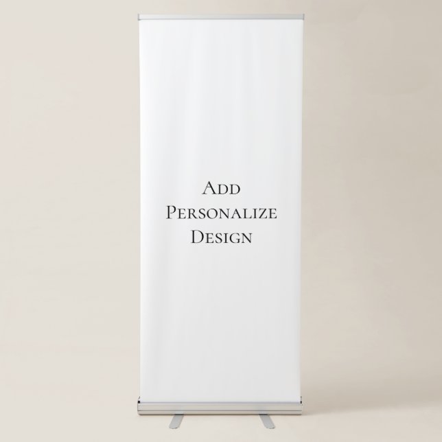 Create Your Own Personalized Custom  Retractable Banner (Front)