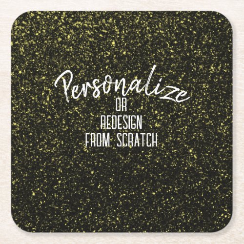 Create Your Own Personalized Custom Square Paper Coaster