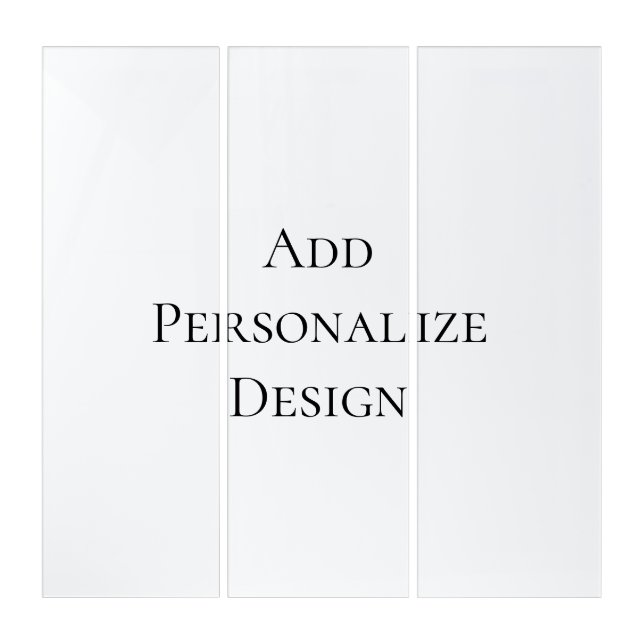 Create Your Own Personalized Custom  Triptych (Front)