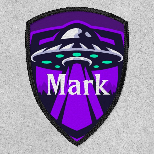 Create Your Own Personalized Custom U.F.O.  Patch  (Front)
