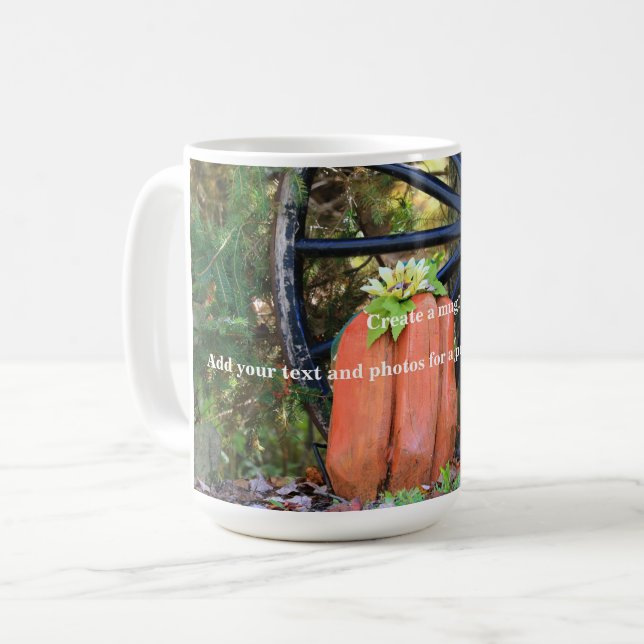 Create your Own Personalized Custom Unique Coffee Mug (Front Left)