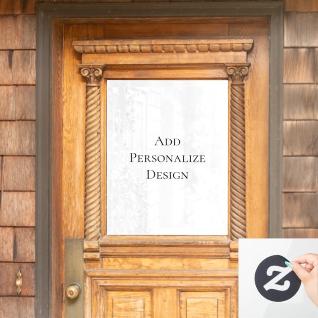 Create Your Own Personalized Custom  Window Cling (Home Door)